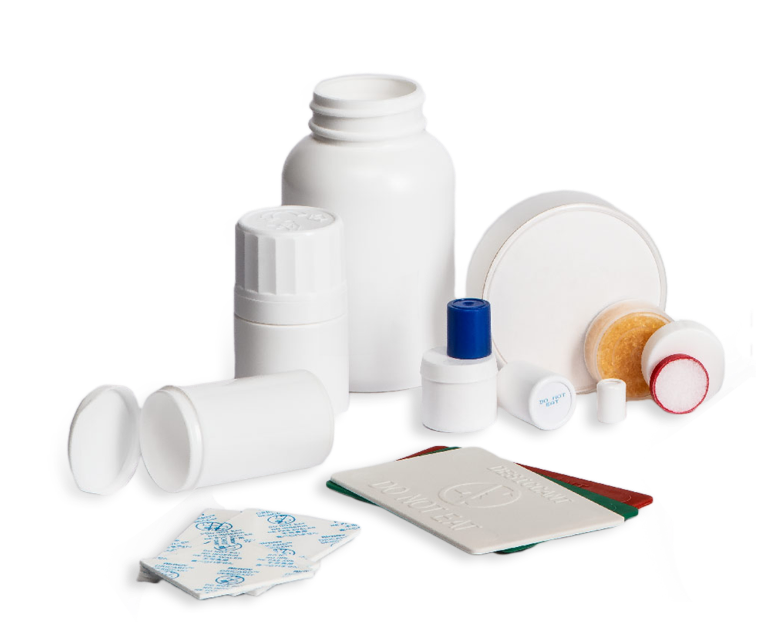 Large assortment of pill bottles, containers and other airtight pharmaceutical product packaging